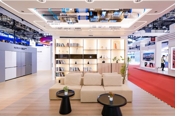 图：2025链博会松下展台-客厅空间