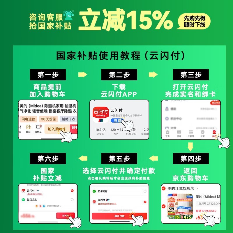 美的CF12BD/N7 - DN除湿机，到手价457元