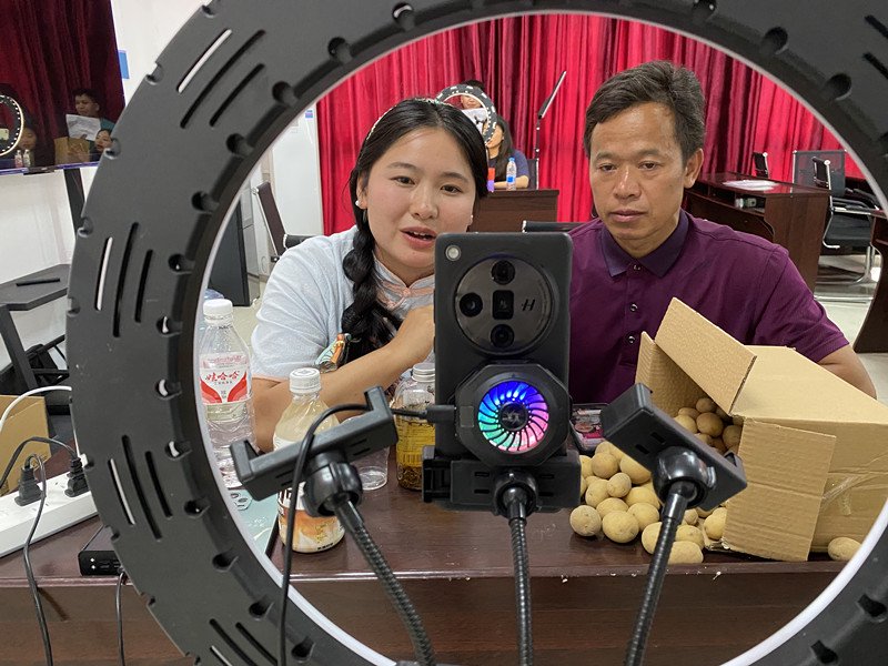直播带货现场