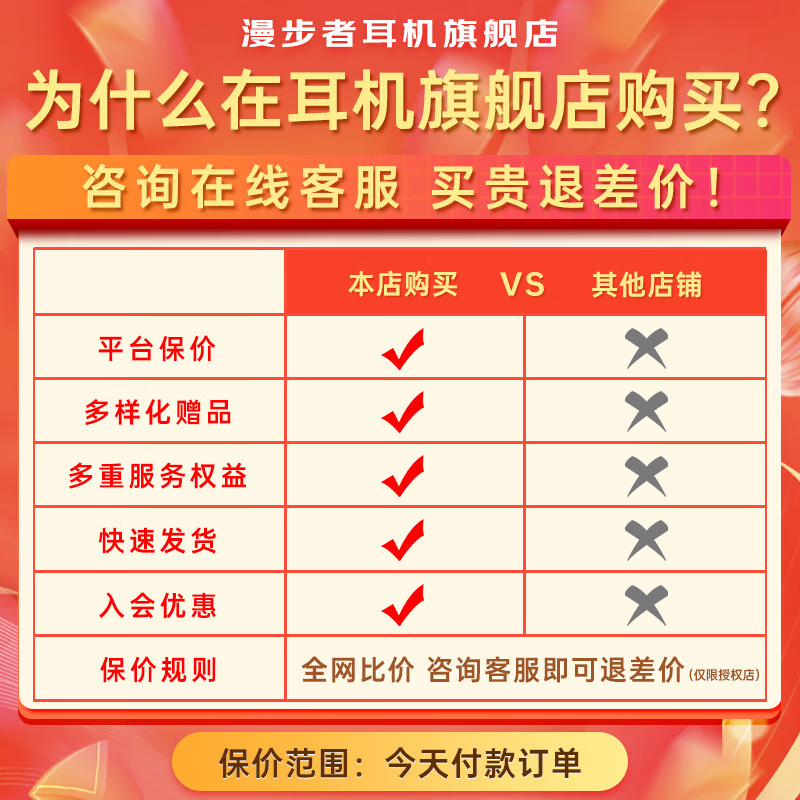 漫步者Lolli Pro3主动降噪蓝牙耳机柳牙绿京东满减优惠