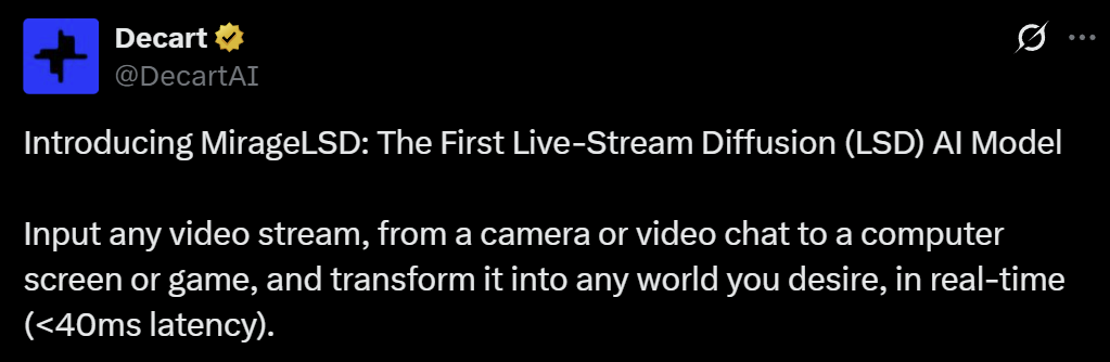 世界首个「实时、无限」扩散视频生成模型，Karpathy投资站台