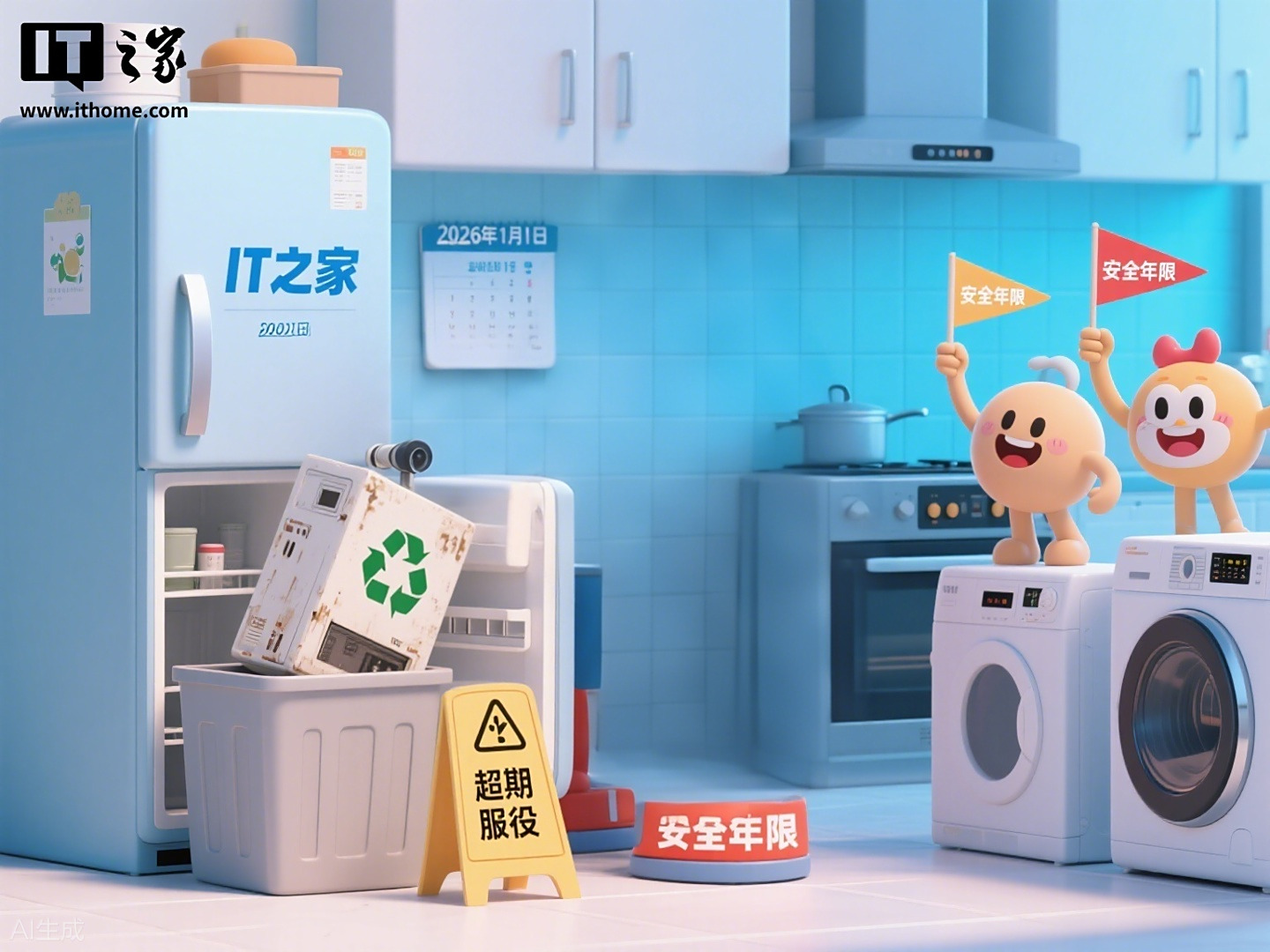 家用电器安全使用年限和再生利用国家标准修订发布：明确标注产品的使用年限，不得低于主要（零）部件的“三包”期限