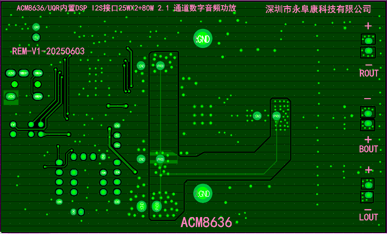 6、ACM8636UQR DEMO板贴片图