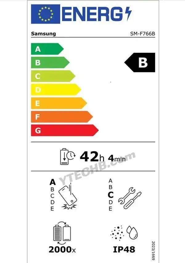 超耐用的小折叠 三星Galaxy Z Flip7|Z Flip7 FE获欧盟能效标签认证