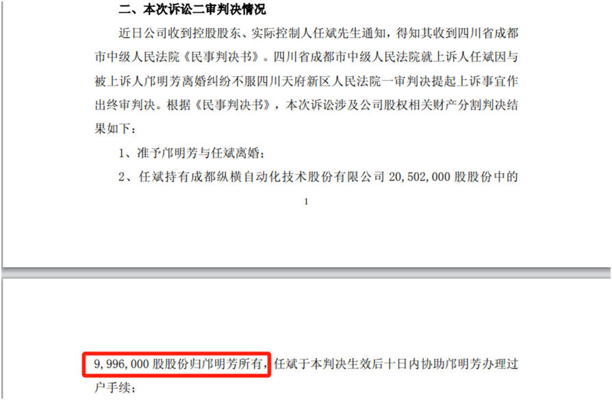 图片来源：纵横股份官网公告