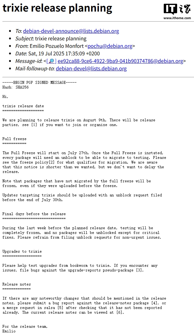 Debian 13“Trixie”发