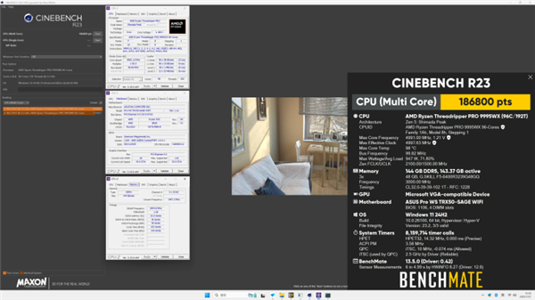 AMD线程Terer Pro 9995WX完整96核心超频5GHz！高达950