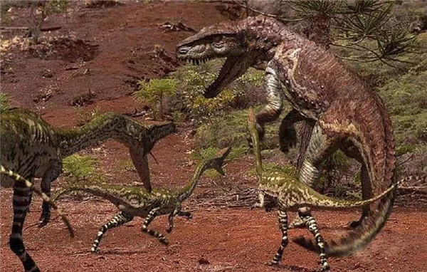 纪录片《与恐龙同行》中的三叠纪景观展示。图源：纪录片剧照