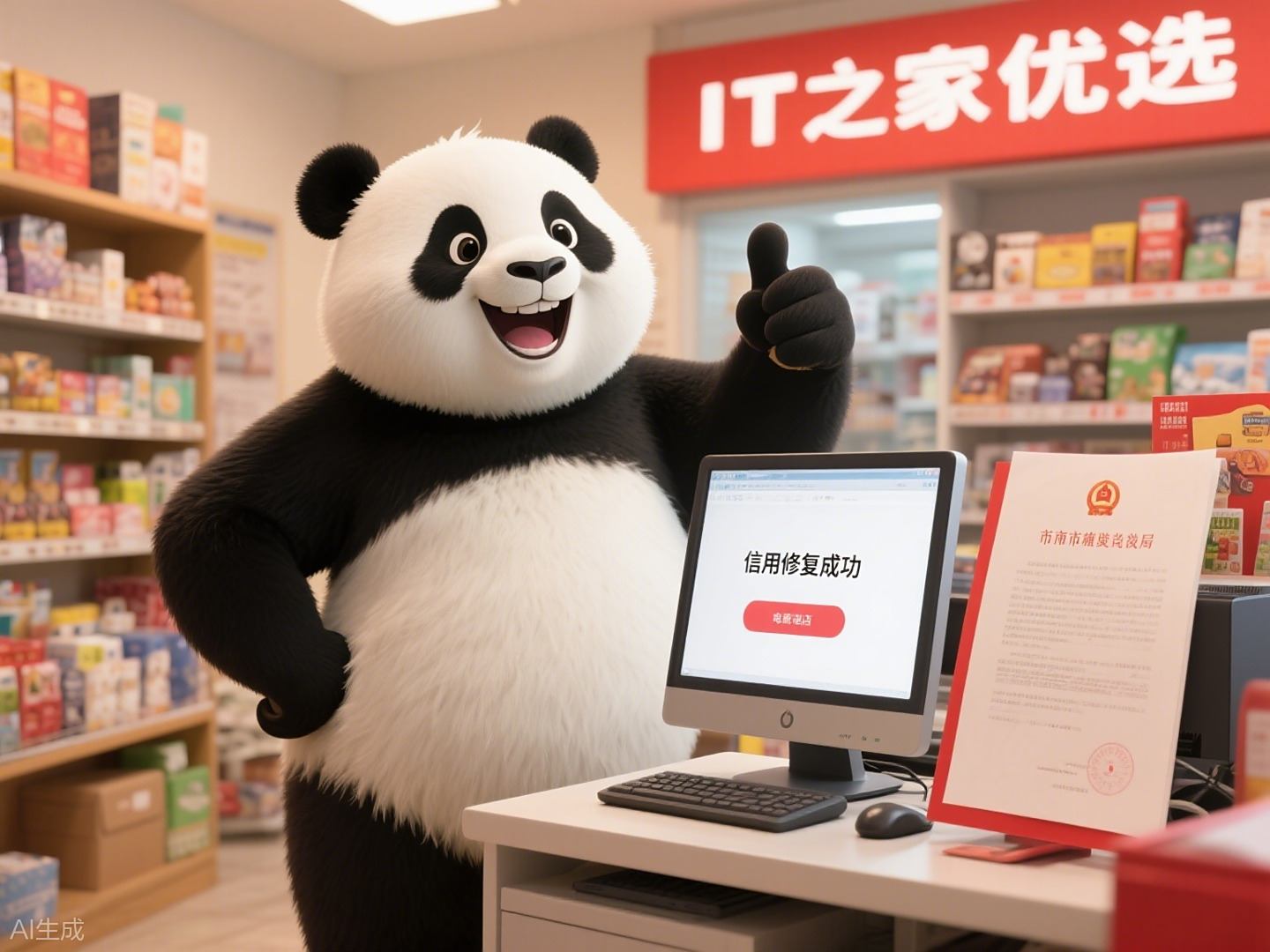 市场监管总局支持引导电商平台开展信用修复服务，排查商家近 1000 万户