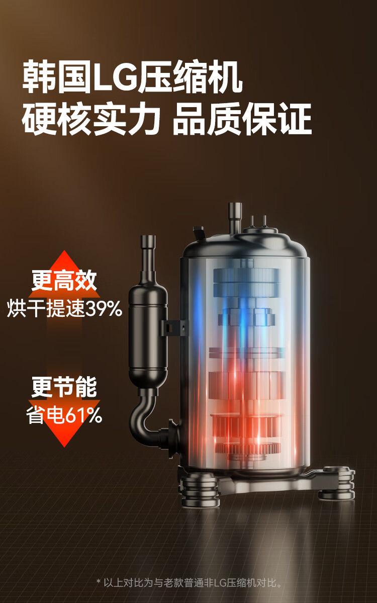 京东京东京造 变频热泵式烘干机10 公斤2534.15 元直达链接