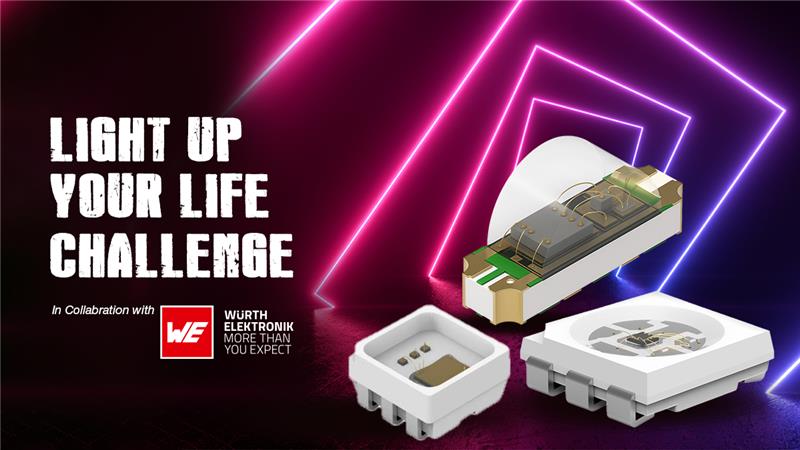 e络盟社区携手Würth Elektronik发起全球LED设计挑战赛