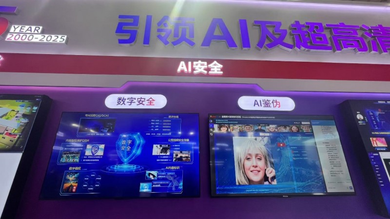 （数码视讯AI安全展区）