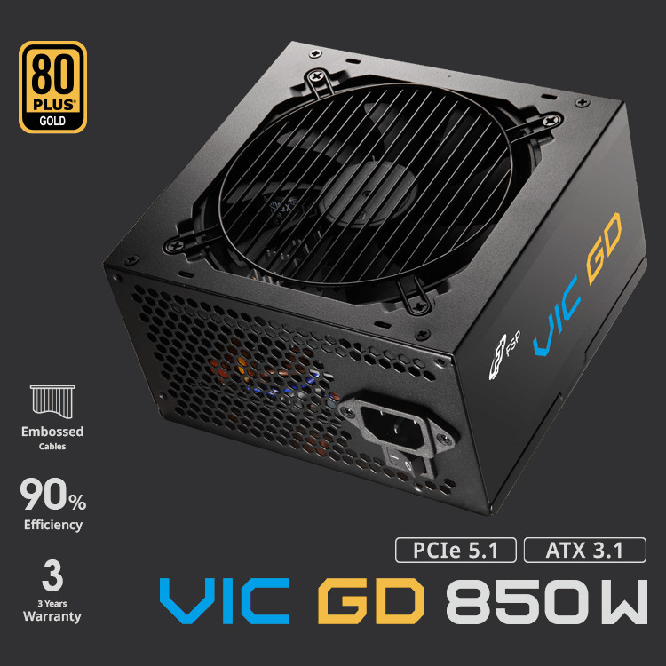 Quanhan带来了VIC GD系列电源：金属非模块ATX只有