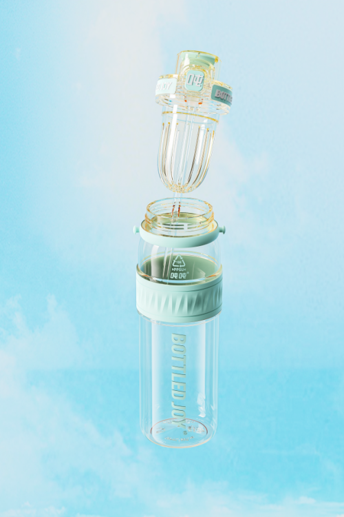 ppsu106吨吨杯一盖双饮及茶仓设计展示 吨吨供图