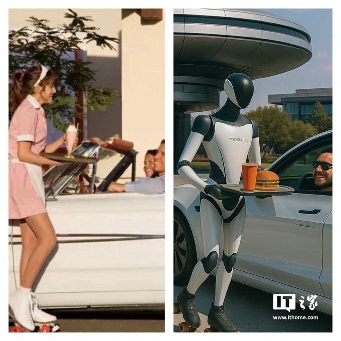 马斯克：超级充电餐厅的特斯拉人形机器人 Optimus 明年将晋升为送餐员