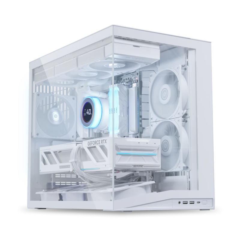 联力包豪斯 O11D MINI V2 海景房机箱上市：黑白可选，449~599 元