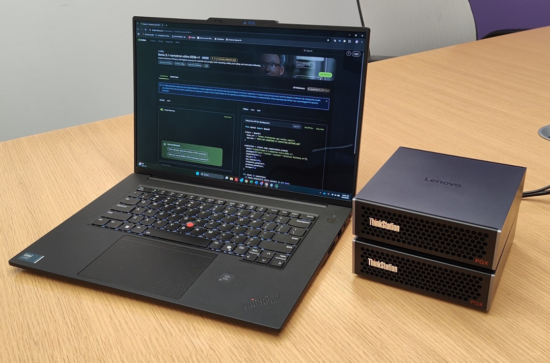 联想DGX Spark：已宣布将启动ThinkStation PGX，其中