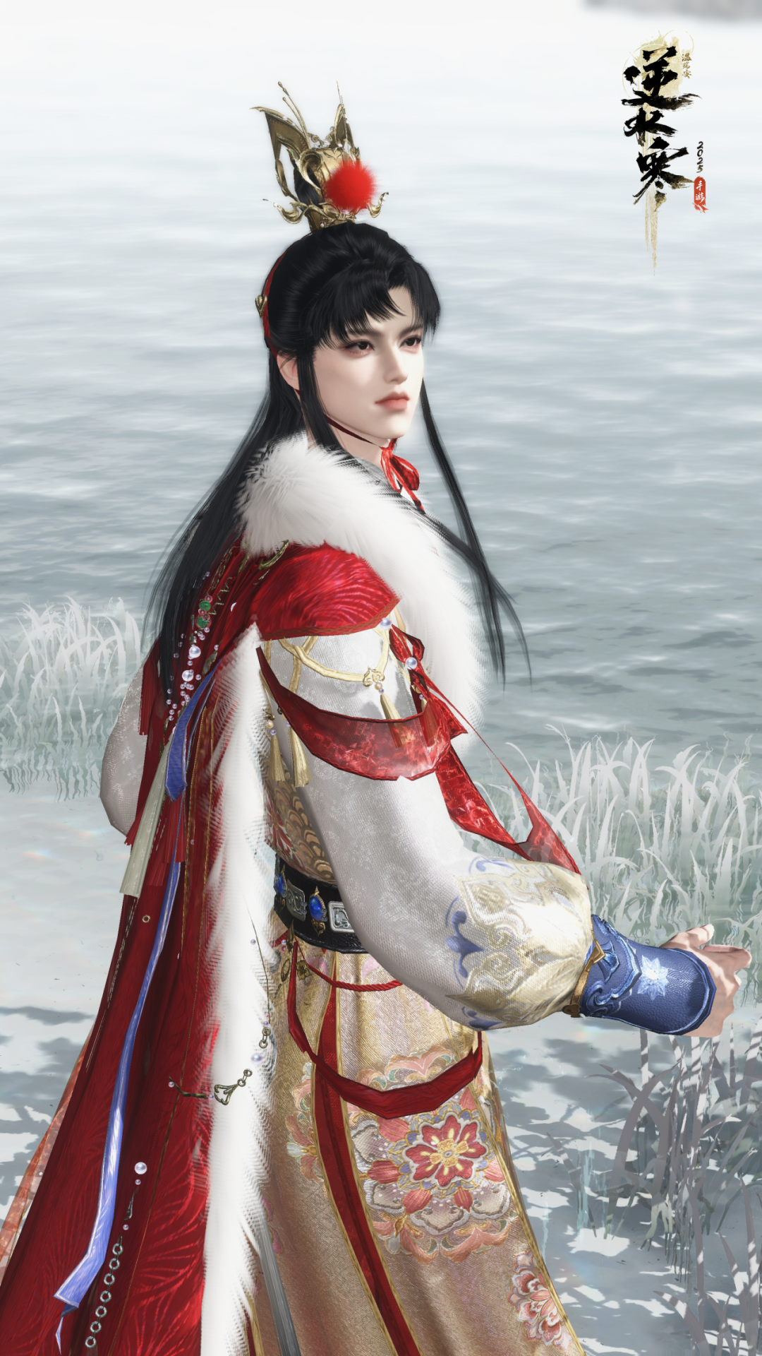 ▲ 时装【绛花魂 / 红尘客】获取方式：曲韵红楼・英雄掉落