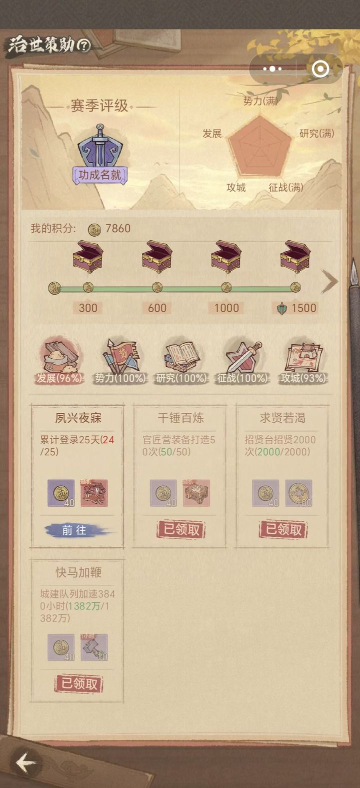 这城有良田治世策勋全攻略