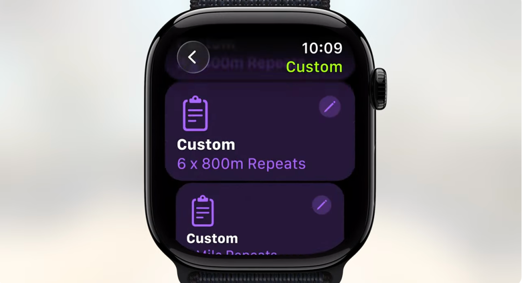 ▲ 全新的“体能训练”App