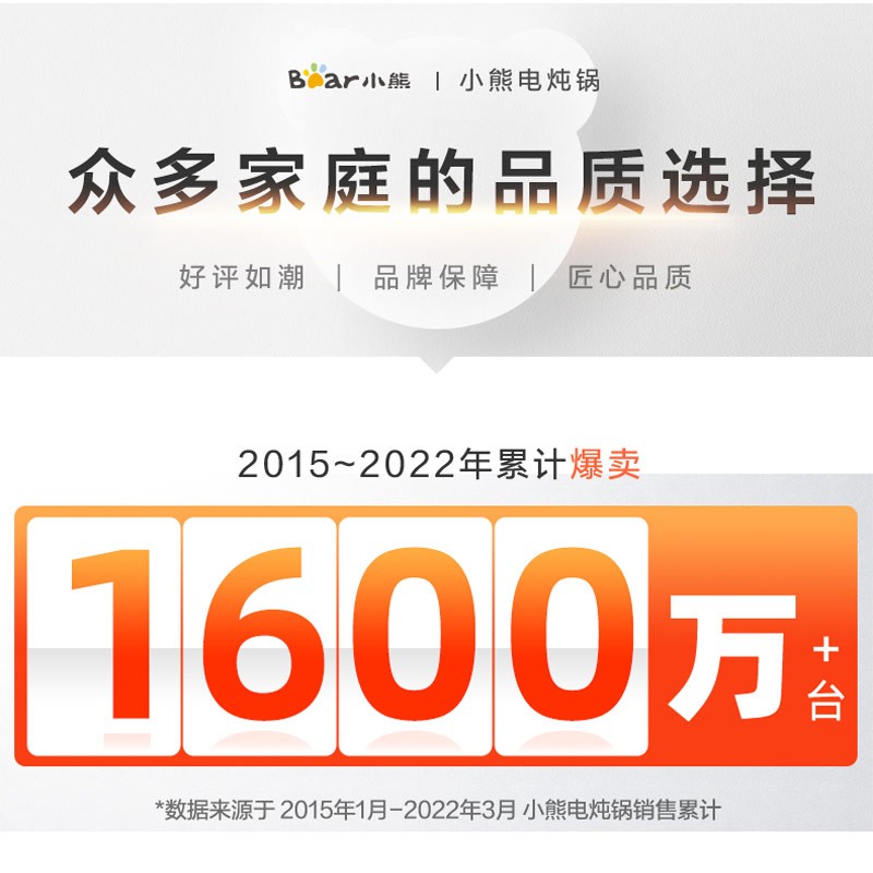 小熊DDZ - B45B2电炖锅京东优惠价229元