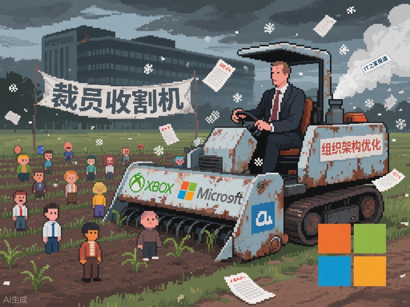 微软 CEO 纳德拉解释公司为何边赚钱边裁员，员工质疑“眼里只有 KPI”