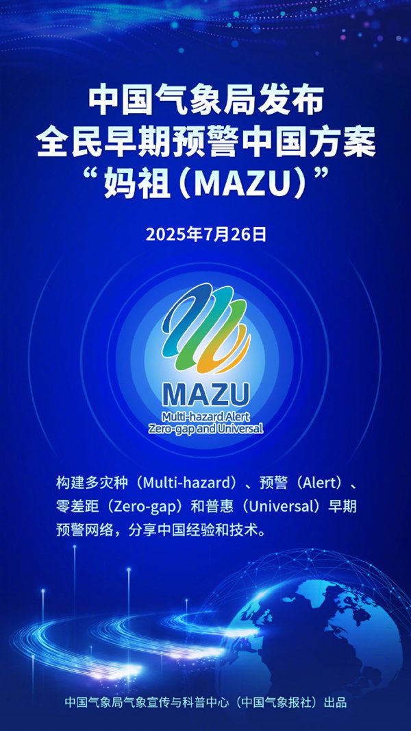 中国“妈祖”预警方案发布！守护全球极端天气防线