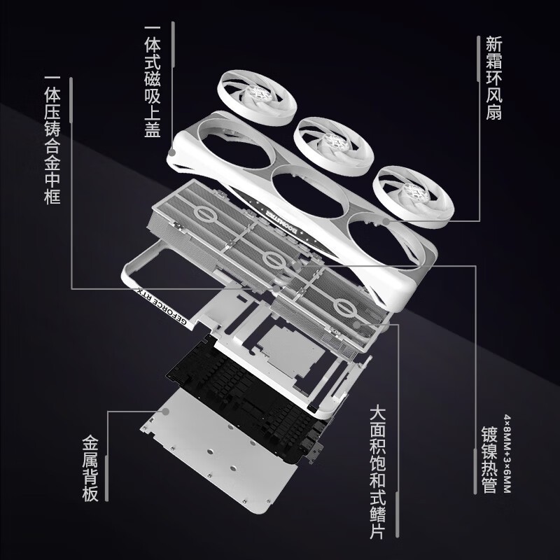 影驰RTX 5070星曜12GB电竞显卡