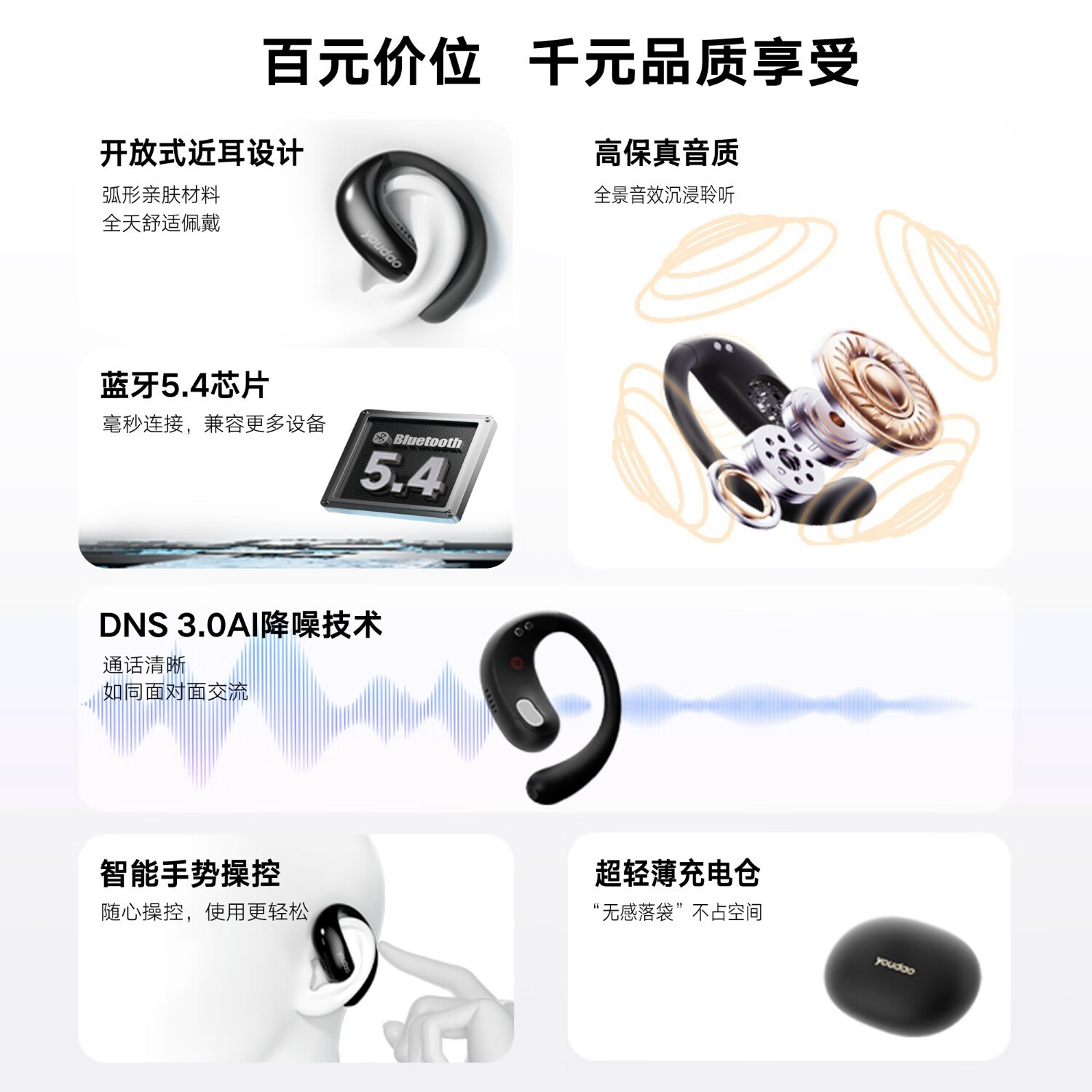 网易有道OpenEar蓝牙耳机 京东活动价267元