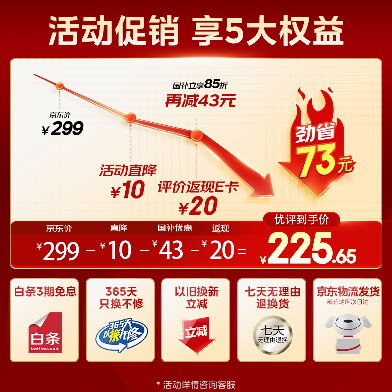 美的空气炸锅KZE6559京东优惠低至231元