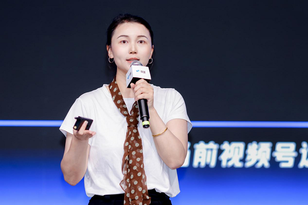 ▲ 微盟企服生态运营部负责人 王媛媛