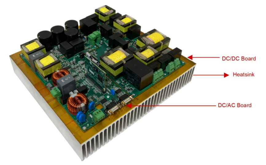 图 2. 基于 GaN 器件的 10kW 单相参考设计