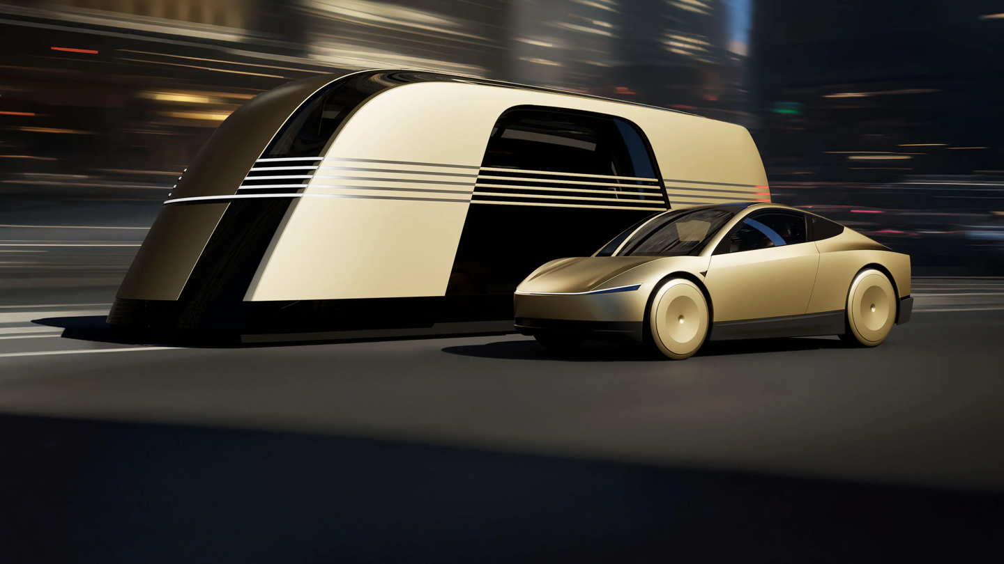 ▲ 特斯拉 RoboTaxi 无人驾驶出租车