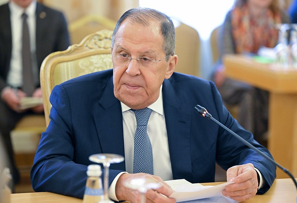 △俄罗斯外长拉夫罗夫（资料图）