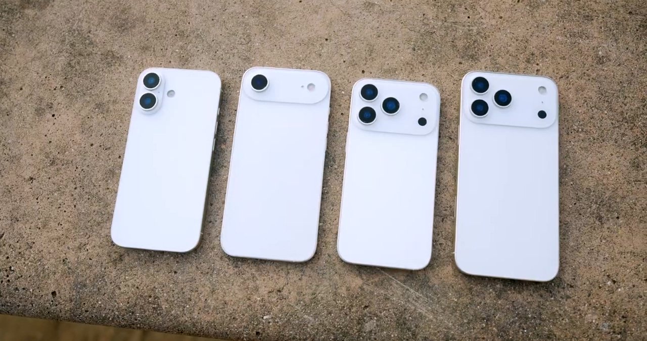 ▲ 网传 iPhone 17 系列手机模型机