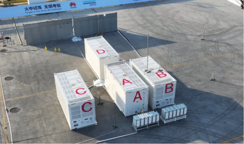 华为烧舱查验现场