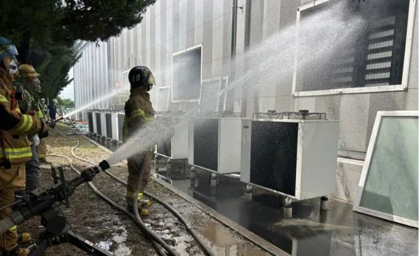 韩国浦项储能电站失火