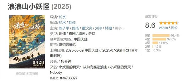 《朗格山的小怪物》迪亚曼8.6：中国神话的第一