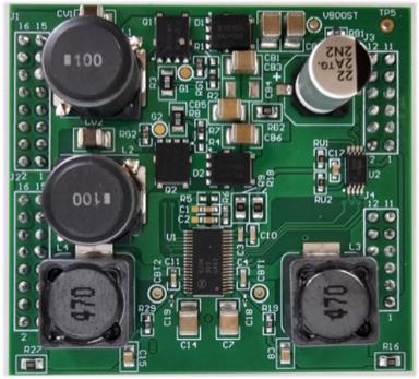图示1-大联大世平以onsemi产品为核心的汽车矩阵式大灯方案的展示板图