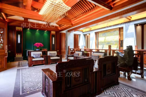卓木王红木整装案例：北京四合院|中式_新浪财经_新浪网