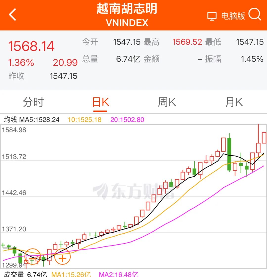 今年涨超21%！越南股市屡创新高，机构警告散户……