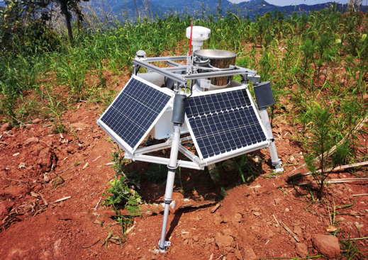 使用我国家的第一个降雨站：对许多灾难进行跟