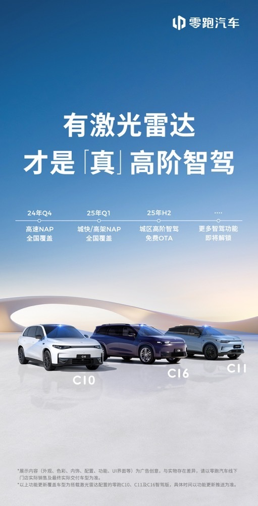 ▲ 零跑于本年 2 月发布的智驾升级运筹帷幄
