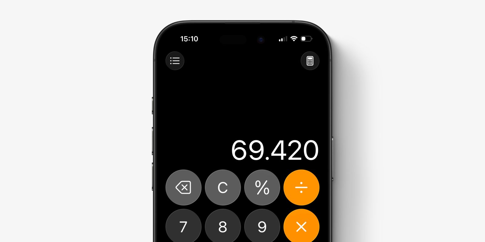 C Ac 清除键归来：苹果 Ios 26 修复 Iphone 用户最不满的计算器改动iosiphone苹果新浪科技新浪网 