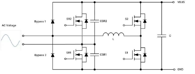 图 4.图腾柱 PFC拓扑