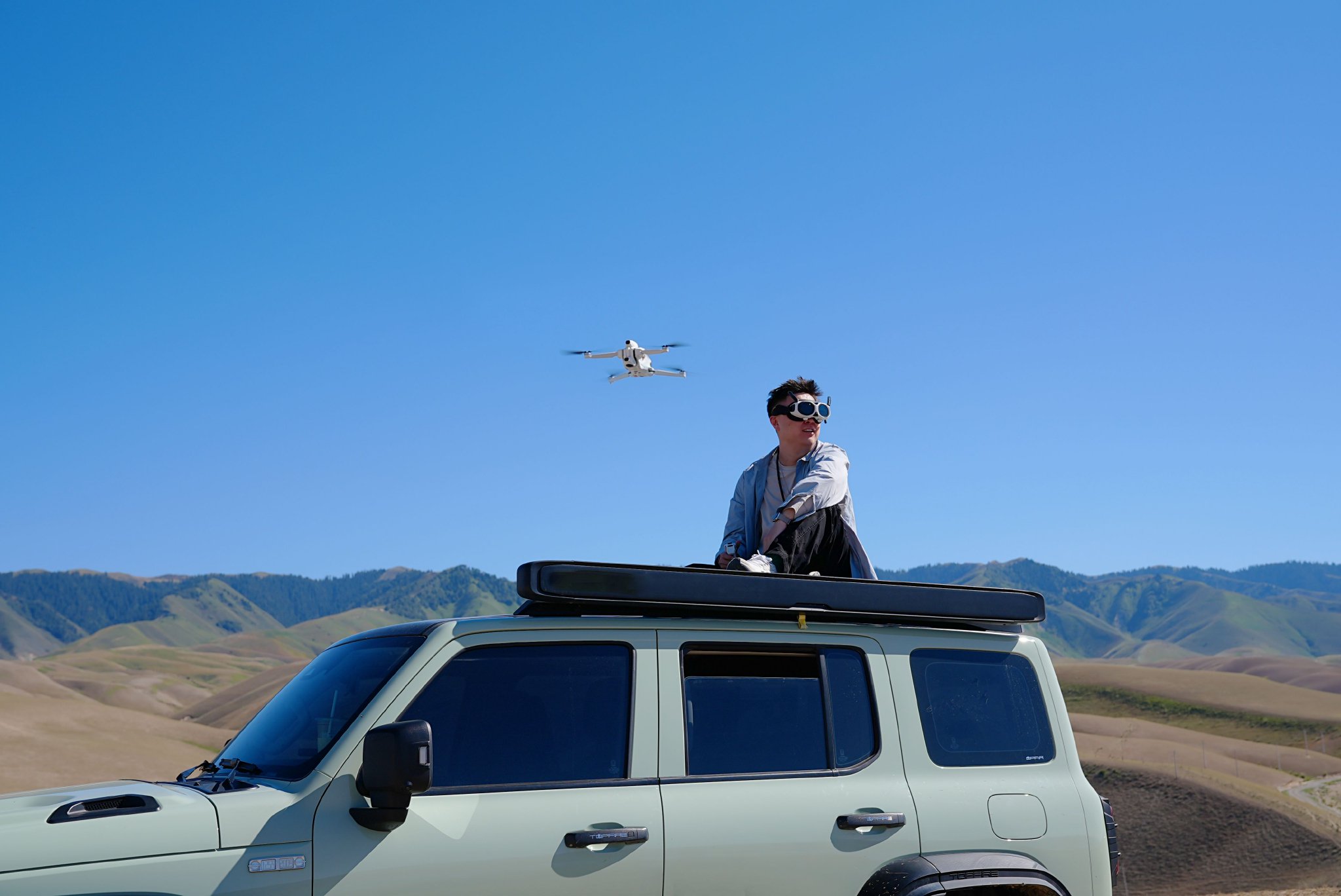 沉浸式「完全体」A1 飞行体验 | 图片来源：极客公园