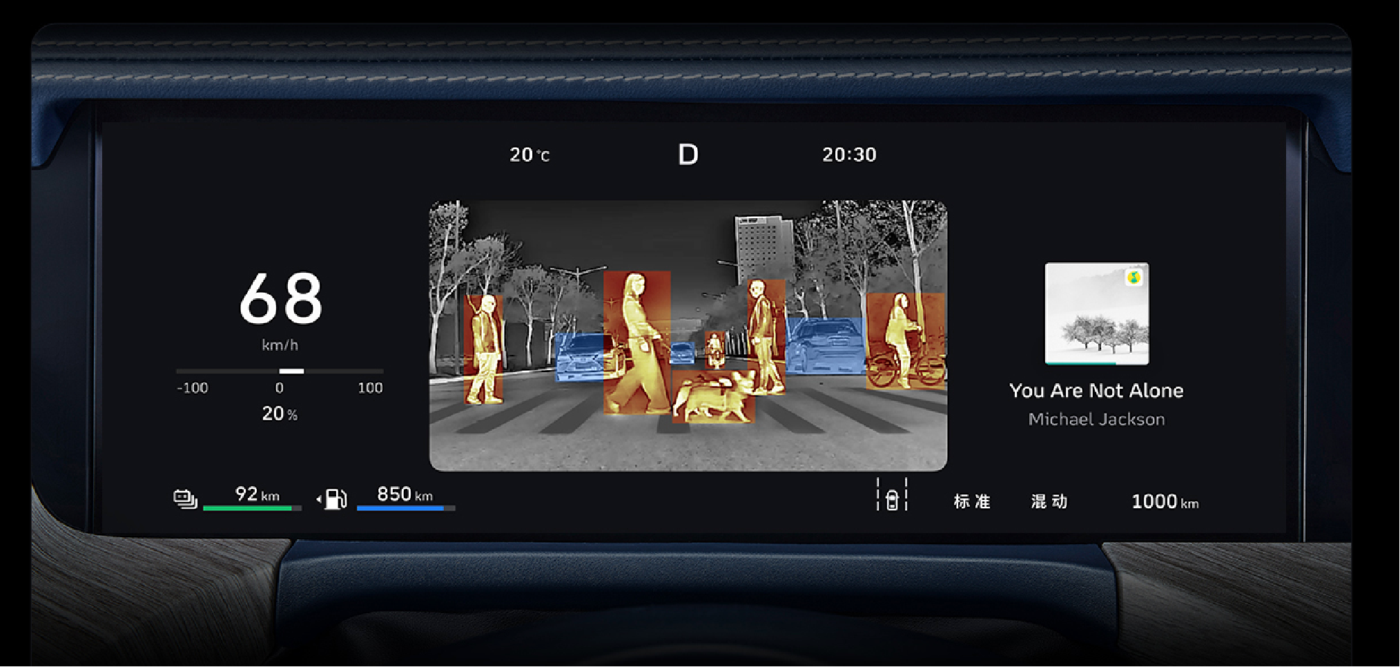 远红外夜视系统，让坦克500有了自己的「夜视仪」| 图片来源：长城汽车