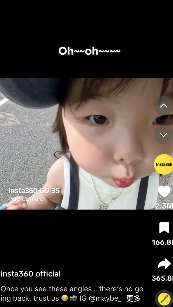 酬酢媒体上使用Instagram360全景相机和畅通相机拍摄的视频