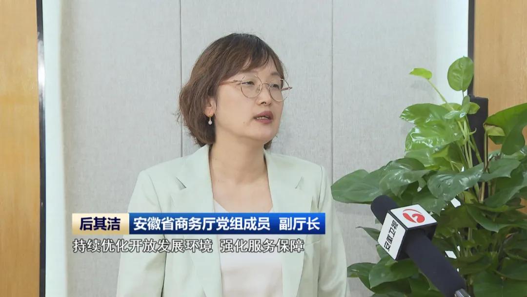 安徽省商务厅党组成员 副厅长 后其洁