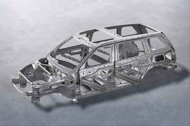 ▲领克 900 车身结构